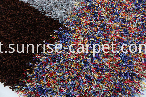 Poliestere Viscoso Shaggy con Tappeto Design Viscose Polyester Shaggy with Design Rug